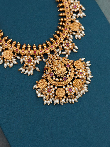 Kemp AD Ruby Guttapusalu long Necklace