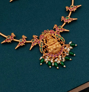 Hasli Kemp Peacock Necklace