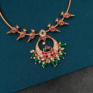 Hasli chandbali style Necklace