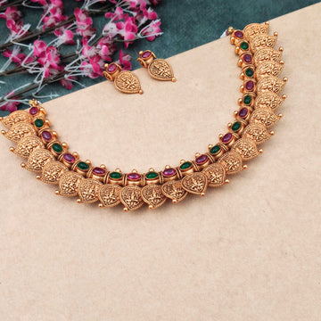Antique  Finish Mango kemp Necklace
