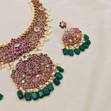 Kemp Traditional Haram Necklace Set