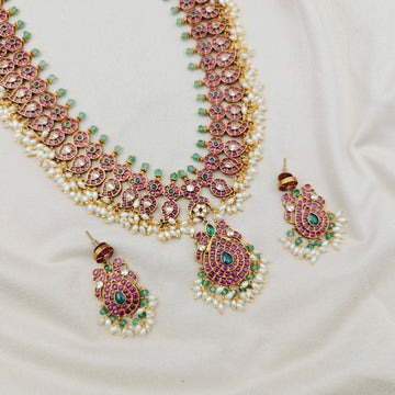 Kemp Royal Bridal Long Necklace Set