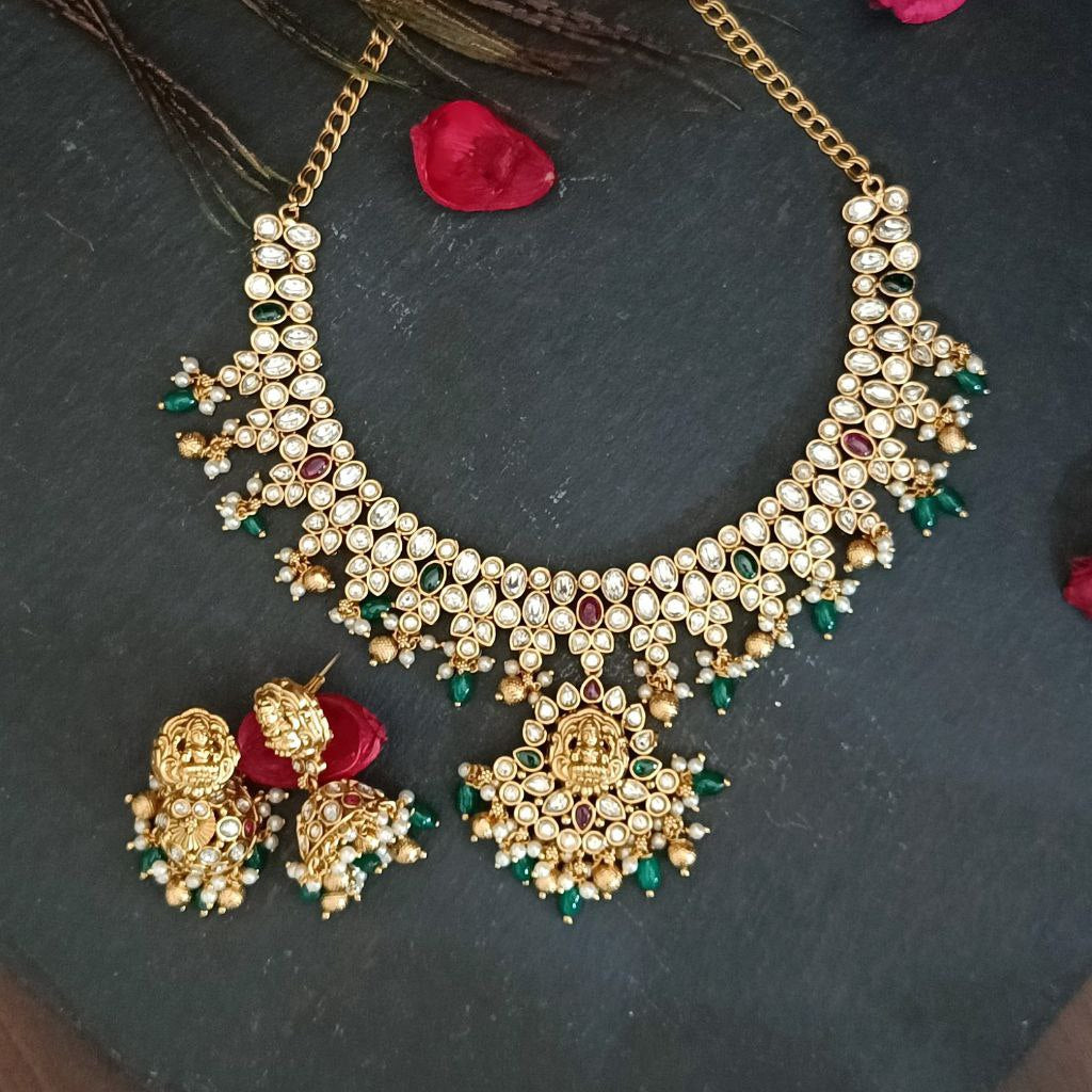Kemp Lakshmi centered Necklace set