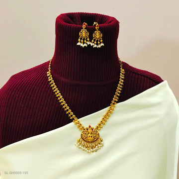 Antique temple Ruby necklace set