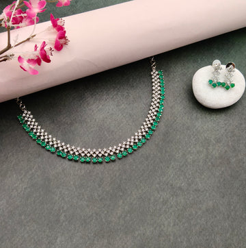 Elite Diamond - Emerald necklace