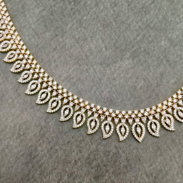 Elegant Diamond-Long Necklace