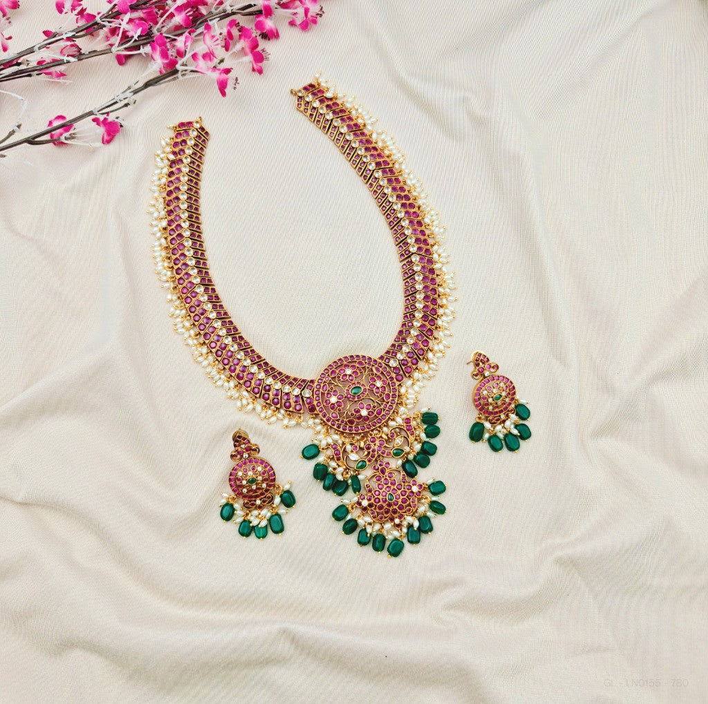 kemp temple jewellery
kemp bridal necklace
south indian kemp necklace
temple bridal jewellery set
kemp imitation jewellery
bridal necklace set
temple jewellery necklace
ruby kemp necklace set
south indian bridal jewellery
traditional temple necklace
wedding jewellery necklace
ethnic imitation jewellery
temple jewellery for saree