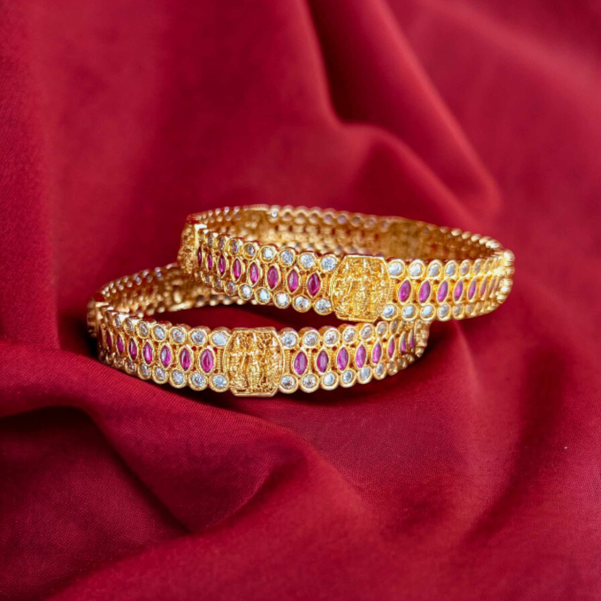 2 Pc set Ram parivaar Bangles Set GL-BA1421-180