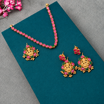 2 in 1 Lakshmi Kemp Necklace Set