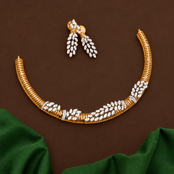 Diamond kanti Necklace Set