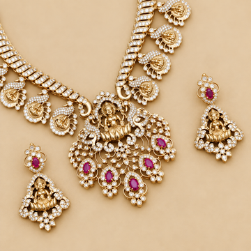 Antique Cz contemporary Necklace