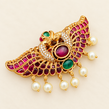 Temple Design Kemp Hair Clip