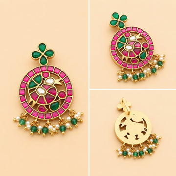 Jadau kundan Pendant - Design 16