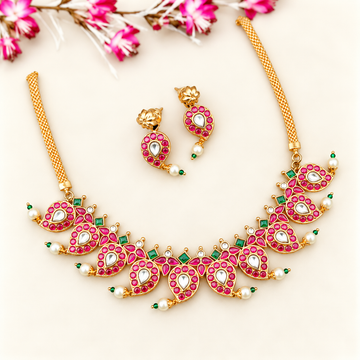Jadau Kundan Necklace set