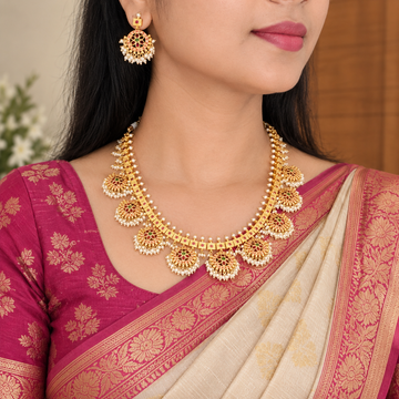 Floral Guttapusalu - Mangala Muthu Set