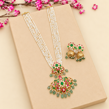 Jadau Kundan Pearl Raani Haar