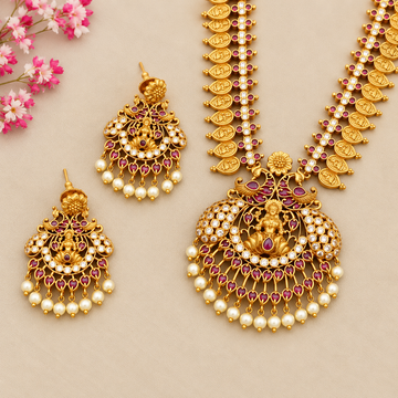 Mid length Ruby Temple Necklace