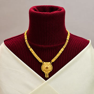 Traditional Gold- plated designer necklace