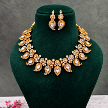 Semi precious Kemp Diamond Maanga Necklace