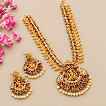 Mid length Ruby Temple Necklace