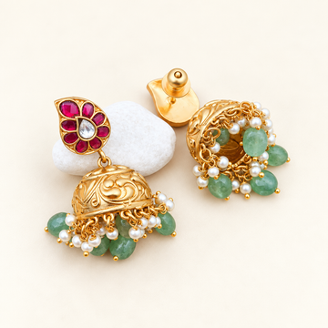 Jadau Kundan Bridal Long necklace