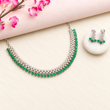 Elite Diamond - Emerald necklace
