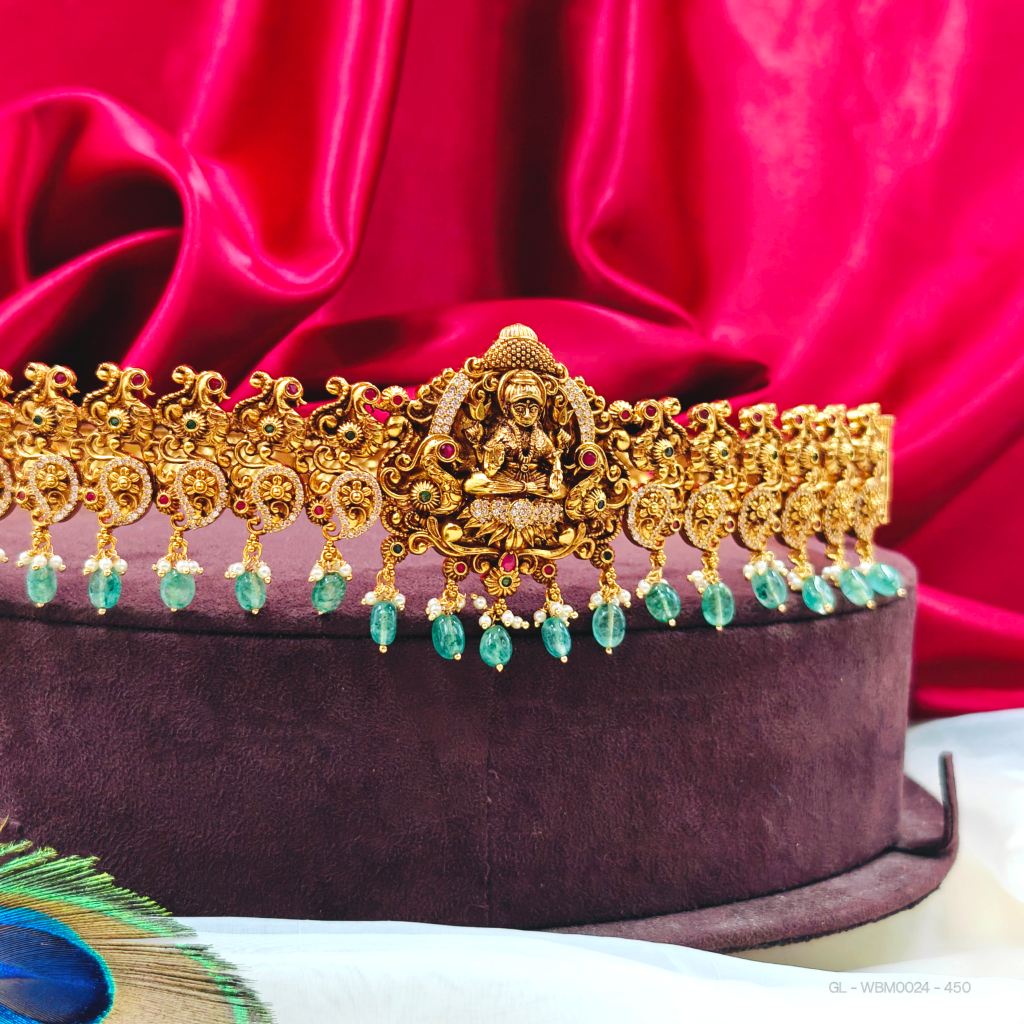 Teens hip belt [10 - 26 yrs] - Lakshmi peacock design