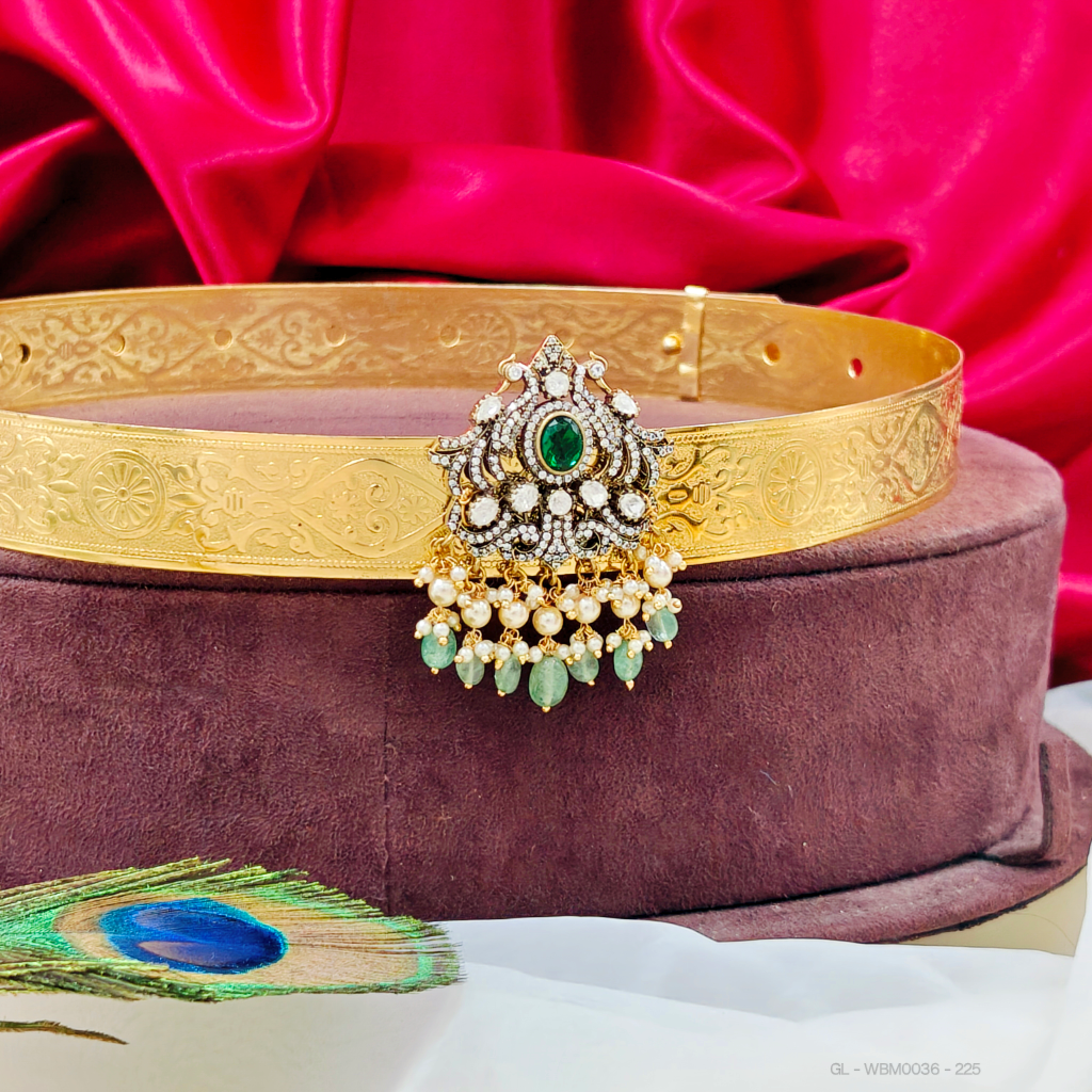 Teens hip belt [10 - 26 yrs] - Victorian peacock design