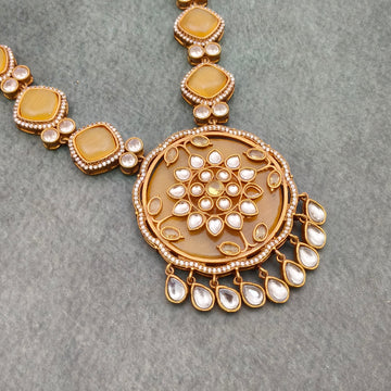 Mossanaite stone Necklaces