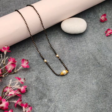 Mangalsutra - Black Bead Necklace