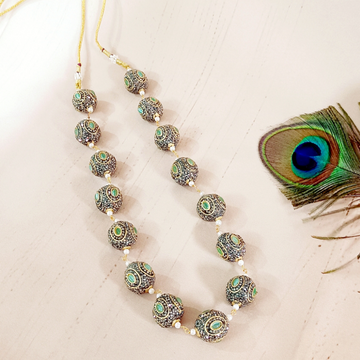 Antique Fusion beaded Mala