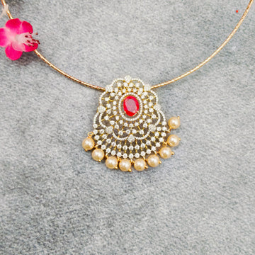 Elegant Floral Locket set - Red