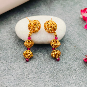 Antique Golden Beaded mala set