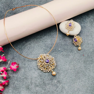 Elegant Locket set - Purple