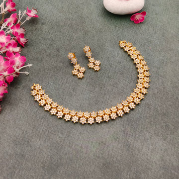 AD Star Pattern Necklace