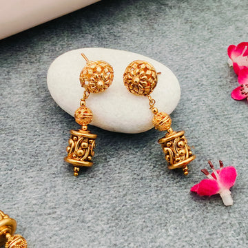 Antique Golden Beaded mala set