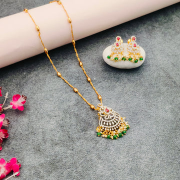 American diamond Elegant Locket set