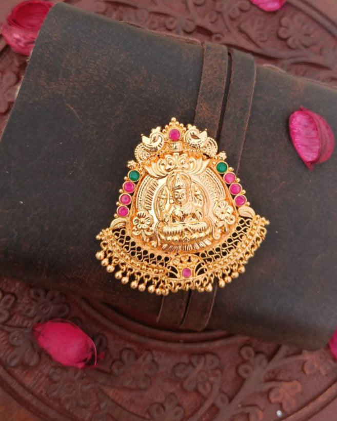 One gram gold Temple Locket