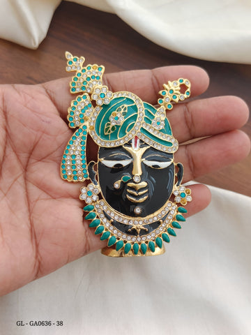 Gift Article - Lord Krishna Idol - Bottle Green GL-GA0636-38