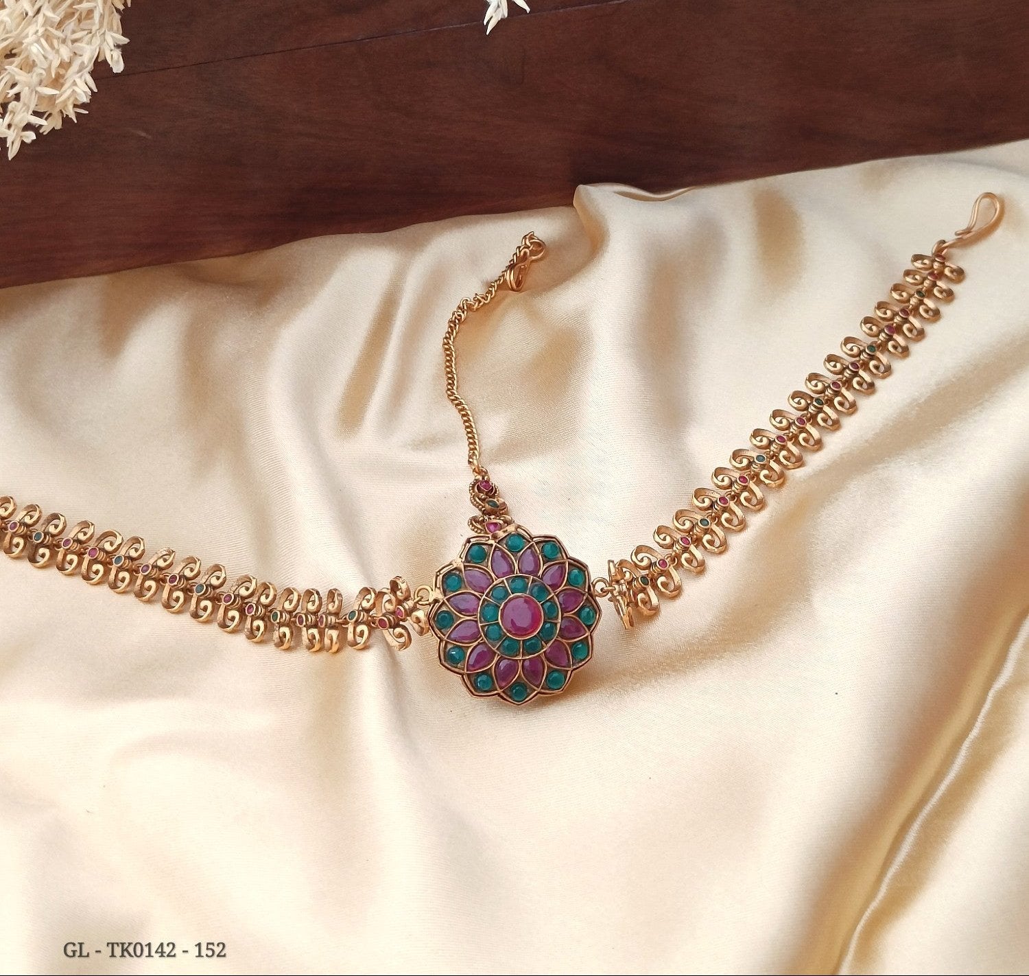 3 line tikka in Bollywood style GL-TK0142-152