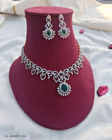 American Diamond Party wear Necklace GL-SHO0507-250