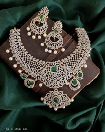 American Diamond Party wear Necklace GL-SHO0510-520