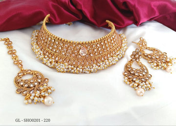 Kundan Pearl Choker GL-SH0201-220